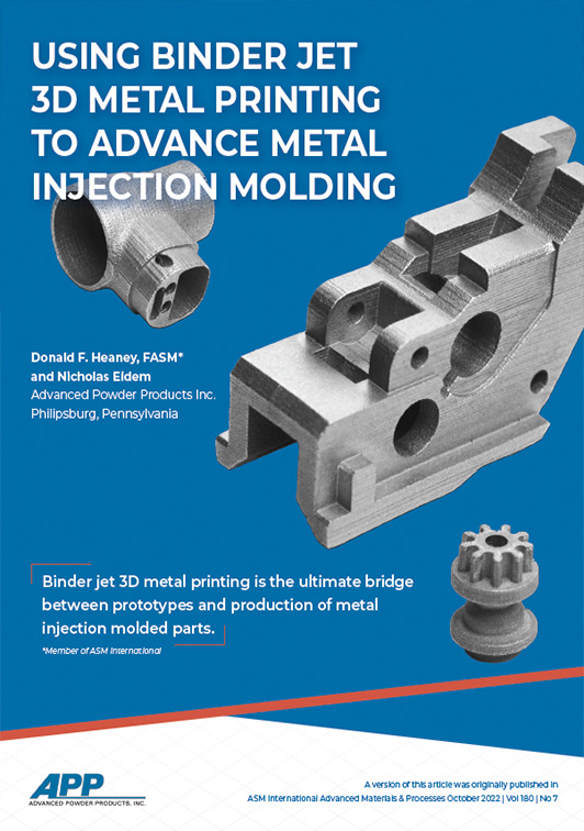Binder Jet 3d Metal Printing